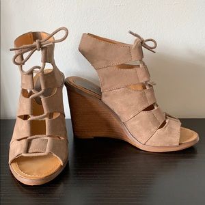 Suede Wedges